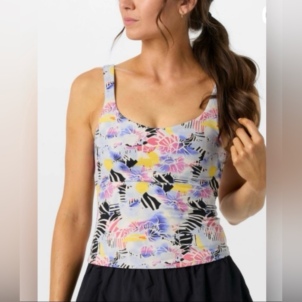 FP Movement Never Better Long Tank Mystic Floral Combo Size Small 🌺🌺🌺